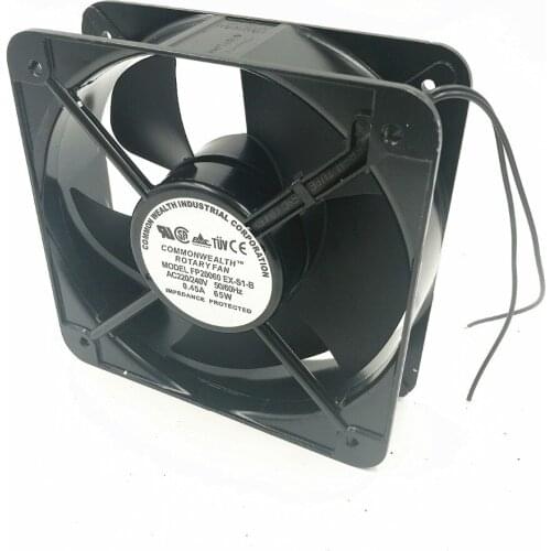 FP20060EX-S1-B Axial Fan 220V 65W 0.45A 200*200*60 Cooling Fan Air Blower