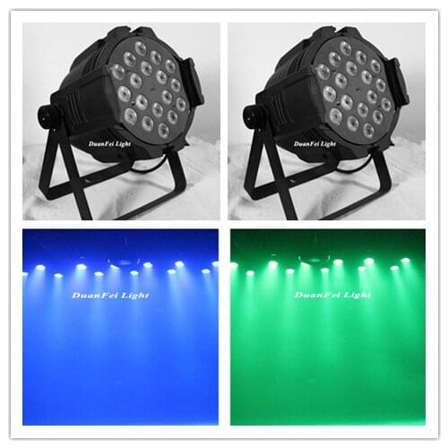 20pcs/lot Stage wash dmx led par 18x10w 4in1 par led dmx indoor rgbw led par light
