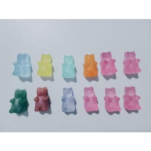 Gummy Bear Candy Silicone Mold Cake Chocolate Fondant Resin Pendant Jewelry DIY Jy10 20 Dropship