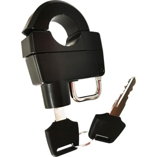 Scooters Motorcycle Helmet Lock for 22-26mm Handlebar Easy Secure Durable