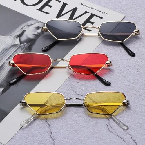 Women Retro UV400 ProtectionSunglasses Fashion Small Frame Sunglasses Ladies Trend Shades Driving Street Eyewear Candy Color