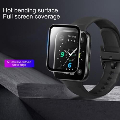 3D Full Screen Protective Film Soft Anti-scratch 3D Smart Watch Full Screen Protector Cover for OPPO Watch 2