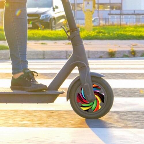 1 Pair Scooter Motor Protection Sticker Waterproof Electric Scooter Front Wheel Sticker Cover Film For XiaoMi Scoote 1S/M365/PRO