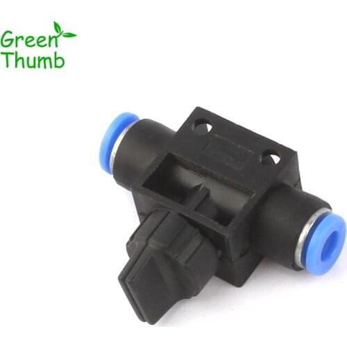 10pcs 8mm Plastic Hand Valve Garden Water Pipe Connectors High Quality Flow Control Valve