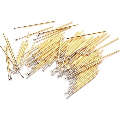 100PCS/pack Spring Test Pin PL75-E2 Conical Head Outer Diameter 1.02mm Length 33.35mm ICT Probe