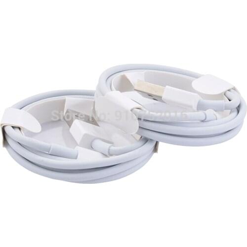 500pcs 1M/2M OEM orginal quality OD3.0 with braided USB Data charging Cable charger cords For Phone 5 6 7 8 s X plus Charge Wire