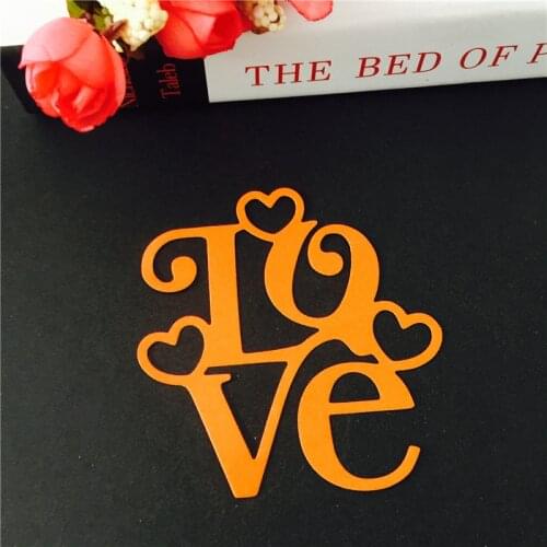 77*81mm Love Metal Cutting Dies scrapbooking Stencils for Craft Paper DIY Scrapbook new die Cut Template