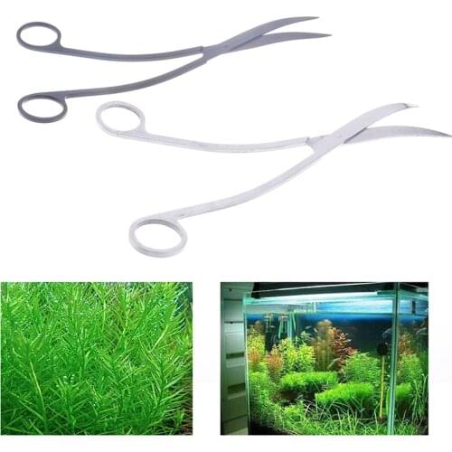 Stainless Steel Wave Scissor Aquascape Scissors For Freshwater Aquarium Tool Kit