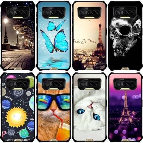Fashion Soft silicone TPU Back Cover For Oukitel F150 B2021 Phone Funda Case For Oukitel Bison Cute Cartoon Case