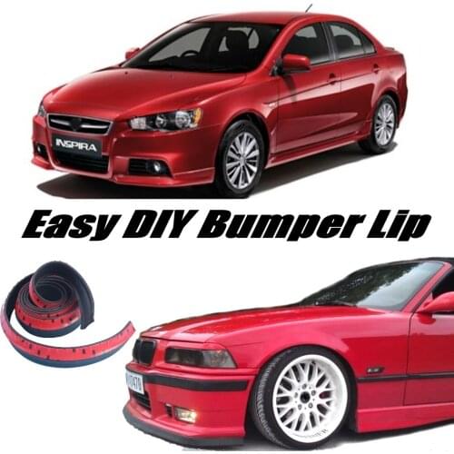 Bumper Lip Deflector Lips For Proton Inspira 2010~2015 Front Spoiler Skirt For Tuning View / Body Kit / Strip
