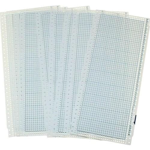 50 Sheets 24 Stitch Punch Card For Brother Knitting Machine Parts KH860 KH260 Punch Cards DIY Sweater Hand Crafts Accessories