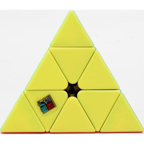MoYu Meilong 3x3x3 Triangle Pyramid Cube Stickerless Puzzle magic cube Speed tower cube 3x3 educational toys for children boys