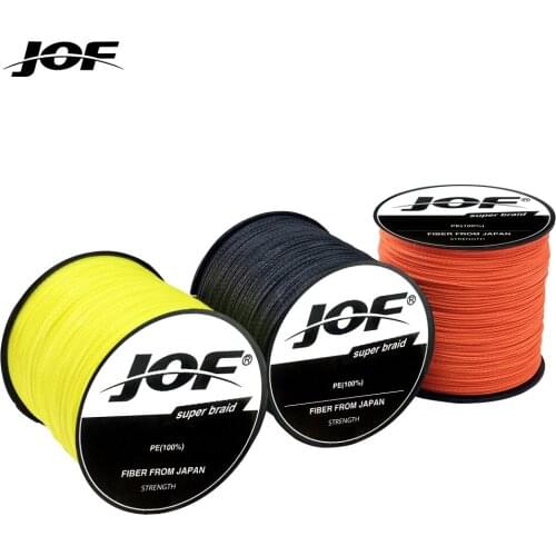 JOF Brand Braided Fishing Line 8 Strands 20-100LB Multifilament PE Fishing Line 300M Carp Fishing Saltwater Freshwater