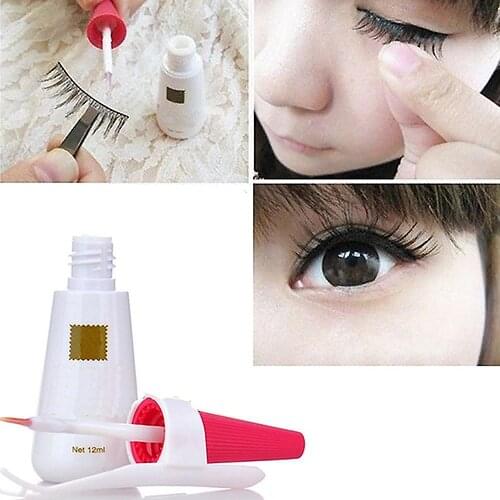12ml Fake Eyelash Glue Women Fashion Cosmetic Waterproof Eyes Makeup Beauty Tool False Eyelash Extension Adhesive Glue