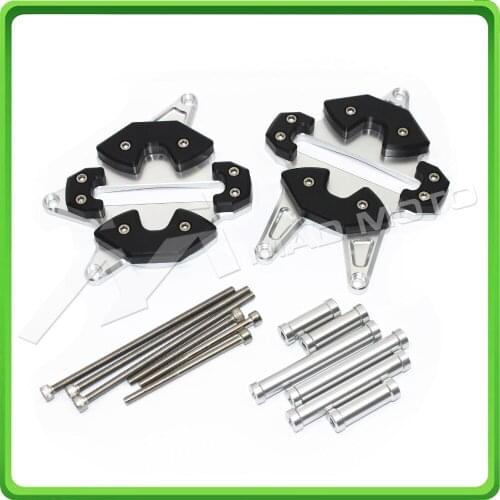 Motorcycle Engine Cover Protector Protection Set For Honda Grom MSX125 MSX 125SF 2013 2014 2015 2016 Silver