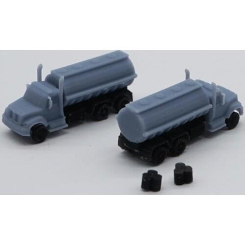 Outland Models Model Railroad Scenery Heavy Duty Gas/Fuel Truck Set N Scale