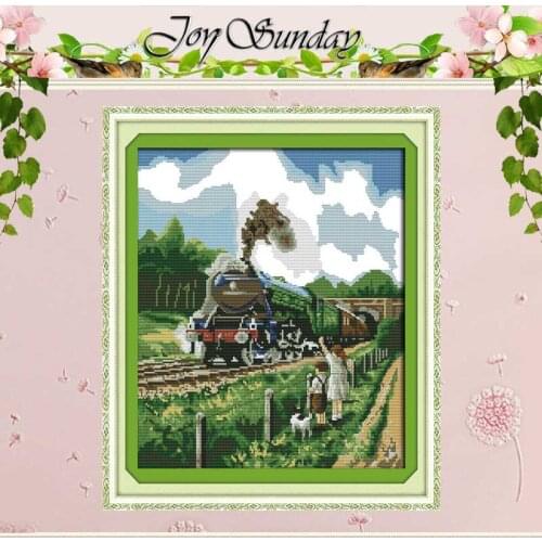 Harbour patterns counted Cross Stitch 11CT 14CT Cross Stitch Set Wholesale DIY scenery Cross-stitch Kit Embroidery Needlework