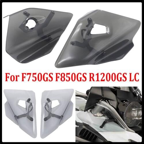 FOR BMW R1200GS LC R1250GS ADV LC F750GS F850GS ADV Motorcycle Side Fairing Windscreen Windshield Handguard Wind Shield Screen