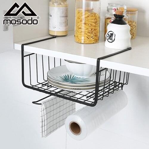 Kitchen Organizer Multifunction Room Storage Space Saving Organizers Shelves Hook Hanging Basket Under Cabinet Partition