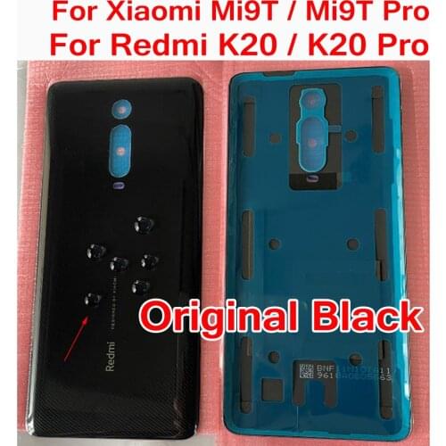 Original New Best Redmi K20 K20Pro Back Glass Cover For Xiaomi Mi 9T MI9T pro Rear Battery Case Housing Door Lid Phone Shell