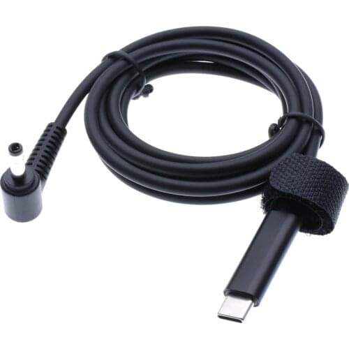 USB Type C PD Charging Cable Cord for Lenovo IdeaPad 310 110 100 100-14IBY 100-15IBY Yoga 710 510 4.0*1.7mm Plug Laptop Adapter