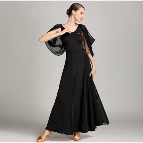 Modern Ballroom Dance Dress for Ballroom Dancing Waltz Tango Spanish Flamenco Dress Standard Competition Dresses Wholesale
