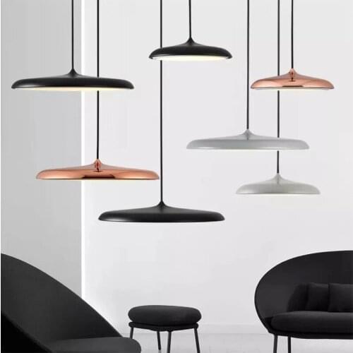 Modern led iron pendant lights hanging lights luminaire kitchen fixtures commercial lighting pendant lights dining room bedroom