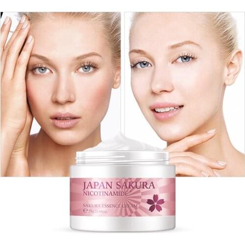 Japan Sakura Nicotinamide Essense Cream Nourish Oil Control Brightening Rejuvenation Skin Whitening Skin Care Face Serum 25g