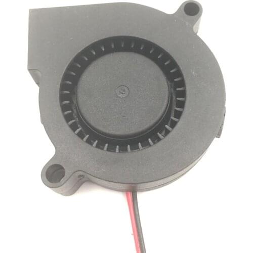1PCS Prusa i3 mk2s/MK3 12v/5v 50mm Blow Radial Cooling Fan Sleeve Bearing 5015 Electronic dual-Bearing Fan For DIY 3d printer
