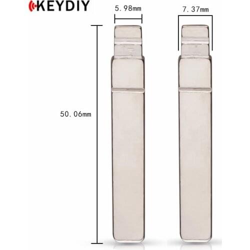 10pcs/lot VA2 Key Blade KD Metal Blank Uncut Flip VVDI/JMD Remote #58 for/Citroen Triumph NO.58 Blade without Groove