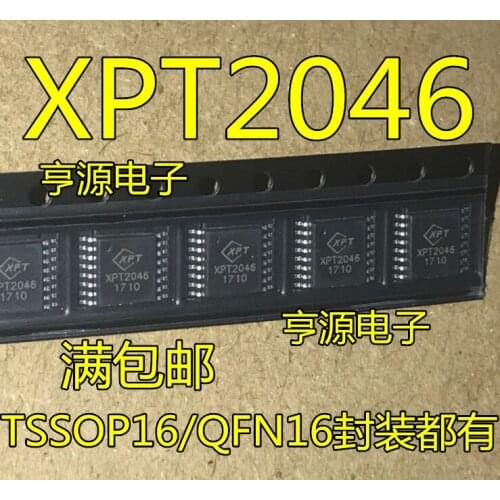 100% New&original In Stock 5pcs/lot XPT2046 2046 TSSOP16 /QFN16