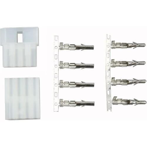 2 Set)For ICOM AT-120 4P 4 Pin Way Radio Antenna Tuner Plug Connector DIY Kit Plastic Drop Shipping