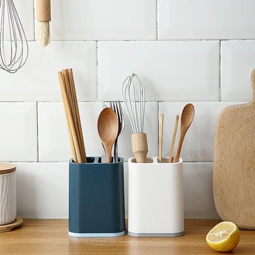 2Grid Kitchen Drain Chopsticks Cage Holder Spoon Fork Knife Shelf Storage Rack Tableware Draining Rack Cutlery Storage Organizer