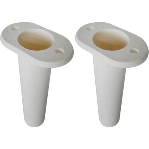 2 Pieces 8 '' Durable And Durable ABS Plastic Fishing Rod Holder To Support The Hard Marine Environment