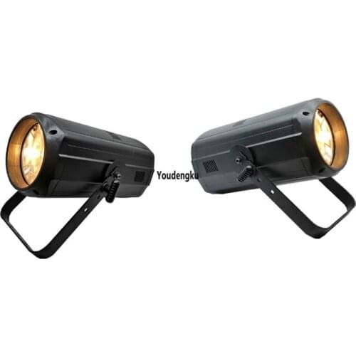 2 pieces led stage light par dmx focos para led warm white led par cans 200w cob zoom led par light