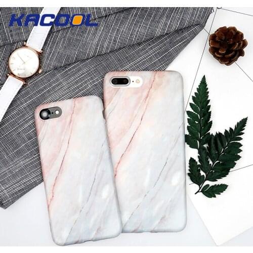 2019 Fashion Phone Case KACOOL Marble Patterned Matte Phone Case For iPhone 7 8 Plus Ultra Thin Soft TPU For iPhone 6 6s Plus