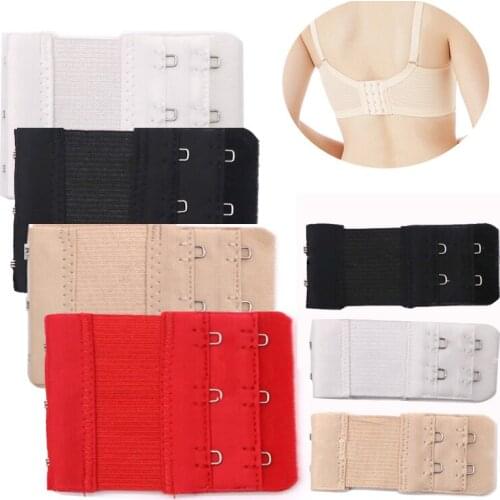 3/4pcs Nylon Bra Extenders Strap for Women 1/2/3/4/5 Hooks Adjustable Bra Extender Belt Buckle Seamless Intimates Accessories