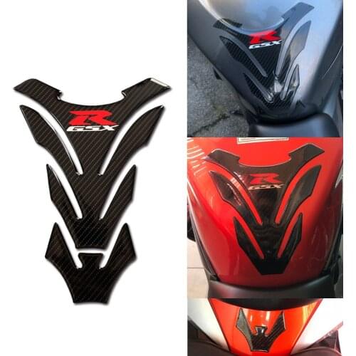 3D Motorcycle Carbon Look Gas Oil Fuel Tank Pad Protector Sticker Decal For Suzuki GSX-R GSXR 250 750 600 1000 Hayabusa GSXR1300