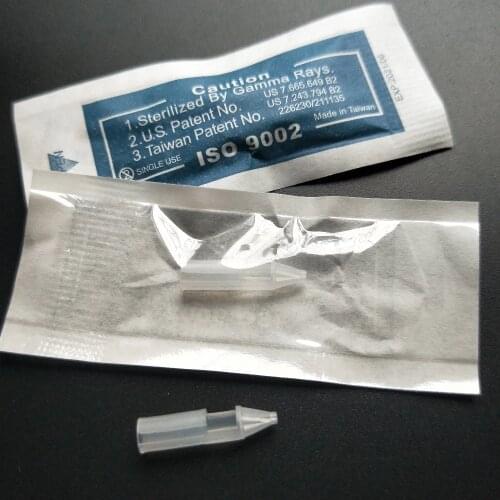 50 Pcs Universal Cross Mouth Needle Caps For Permanent MakeUp Merlin Tattoo Machine Round/Flat Needles