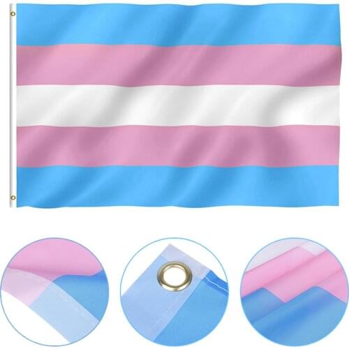 90*150CM Gay Lgbt Rainbow Flag House Banner Lesbian Gay Pride LGBT Flag Grommets Polyester Fade Proof Flag Club Transgender Flag