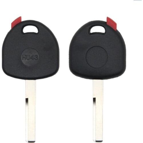 DAKATU Transponder Key Shell Case Fob with HU43 blade uncut for OPEL Agila Combo Van Corsa Meriva Tigra