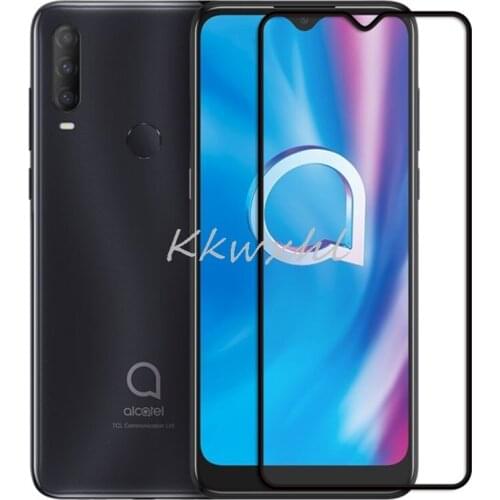 9H HD Full Cover Color Tempered Glass For Alcatel 1S 1SE 2020 Glass Screen Protector Protective Film Guard