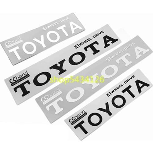 1Pc Toys Rc Car 4WD Trail Finder II Body Decoration Stickers For 1/10th Scale RC-4WD TF2 TAMIYA HILUX Pickup Emblem Part