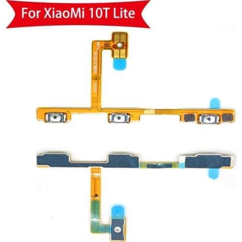 Volume Power Switch On Off Side Key Button Flex Cable For Xiaomi 10T Lite