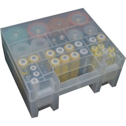 Plastic Battery Storage Box Case Holder Container Organizer for AA AAA C D 9V