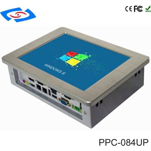 Factory Original 8.4" Embedded Industrial Panel PC With 350cd/m2 High Brightness Support WIFI Module For Working Outside Tablet