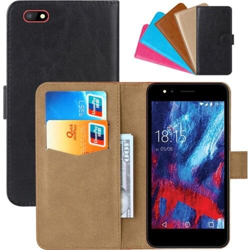 Luxury Wallet Case For BQ BQ-5056 Fresh PU Leather Retro Flip Cover Magnetic Fashion Cases Strap
