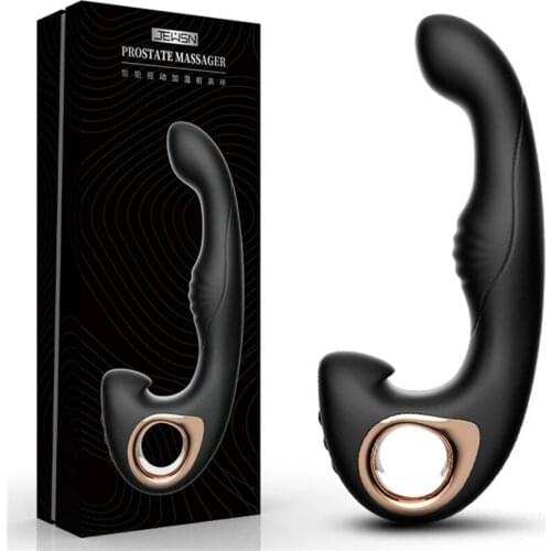 Sex Shop Tickling Prostate Massager Vibrator Heating Vibrating Butt Plug10 Speed Finger Anal Masturbation Sex Toys For Men Gay