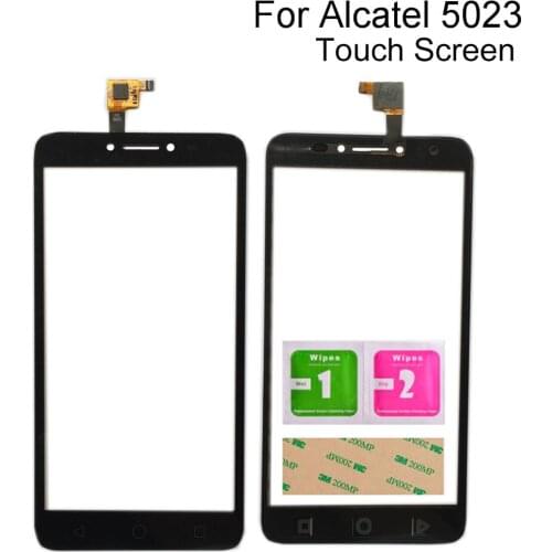 5.5'' Touch Screen Glass For Alcatel Pixi 4 Plus Power OT5023 5023E 5023F 5023 Digitizer Panel Sensor Tools 3M Glue Wipes
