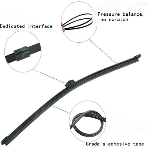 For Aodi A1 Q3 Q5 Rear window wiper blade Boneless wiper blade Regardless of age Buy one and get the same one free, Activ